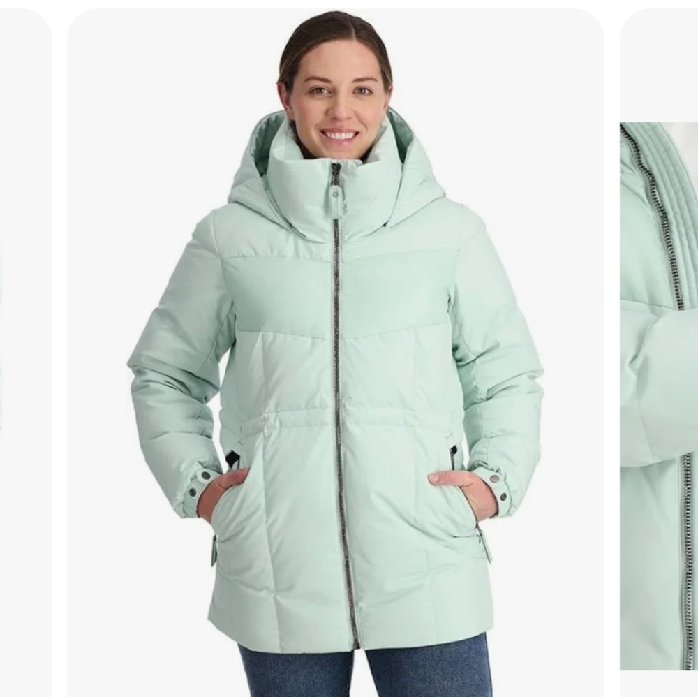 Spyder Women's Eastwood Long Down Jacket, Like new